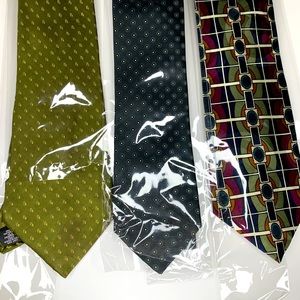 BUY 1 GET 2 FREE! NEW Brand Name Men’s Neck Tie 100% Silk